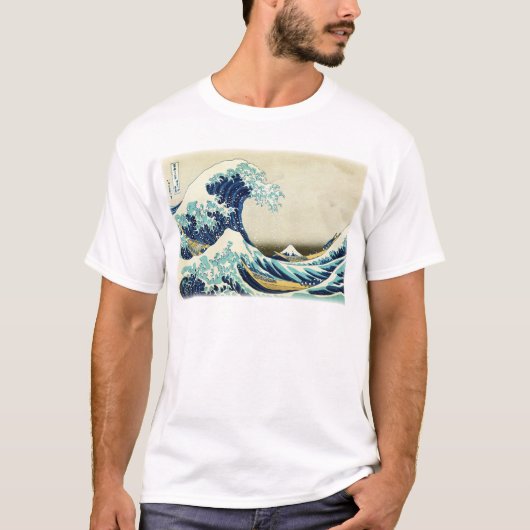 Great Wave langs Kanagawa T-shirt (Voorkant)