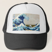 Great Wave langs Kanagawa Trucker Pet (Voorkant)