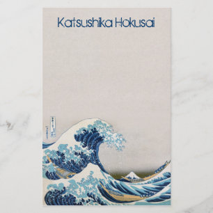 Great Wave of Kanagawa gepersonaliseerd Briefpapier