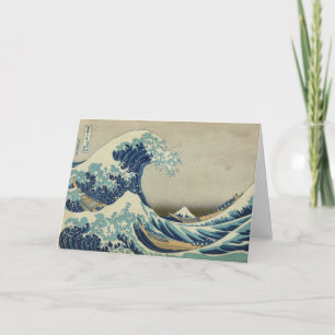 Great Wave of Kanagawa - Hokusai Kaart