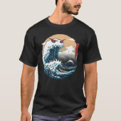 Great Wave Off Kanagawa Cookiegawa Japanese Aesthe T-shirt (Voorkant)