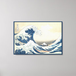 Great Wave off Kanagawa door Hokusai, circa 1831 C Canvas Afdruk