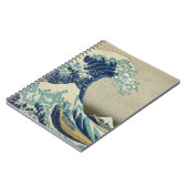 "Great Wave off Kanagawa" door Hokusai Notitieboek (Linkerzijde)