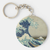 "Great Wave off Kanagawa" door Hokusai Sleutelhanger (Voorkant)