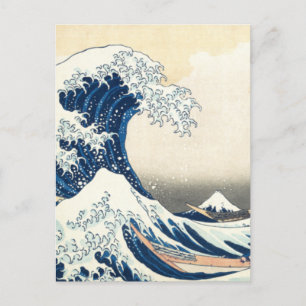 Great Wave Off Kanagawa Hokusai  Japans, Briefkaart