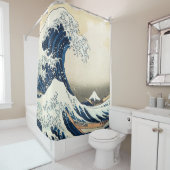 Great Wave Off Kanagawa Hokusai  Japans Douchegordijn (In situ)