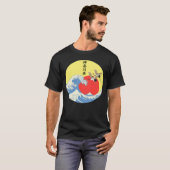 Great Wave Off Kanagawa Japanese Artwork Kanagawa  T-shirt (Voorkant volledig)