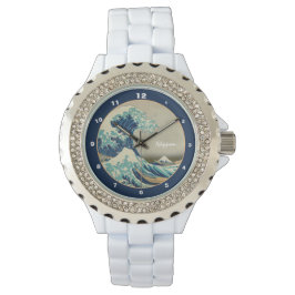 Great Wave off Kanagawa & Japans Kunsthorloge Japa Horloge