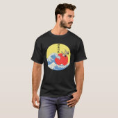 Great Wave Off Kanagawa Japans kunstwerk Kanagawa T-shirt (Voorkant volledig)