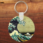 Great Wave off Kanagawa - Katsushika Hokusai, Sleutelhanger (Voorkant)