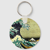 Great Wave off Kanagawa - Katsushika Hokusai, Sleutelhanger (Achterkant)