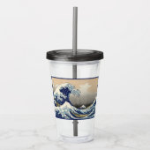 Great Wave off Kanagawa & Mount Fuji Japan Zee Acryl Drinkbeker (Voorkant)