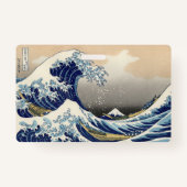 Great Wave off Kanagawa & Mount Fuji Japan Zee Badge (Achterkant)