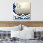 Great Wave off Kanagawa & Mount Fuji Japan Zee Canvas Afdruk (Insitu (Slaapkamer))