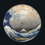 Great Wave off Kanagawa & Mount Fuji Japan Zee Dartbord<br><div class="desc">"The Great Wave of Kanagawa", ook bekend als "Under the Wave of Kanagawa", is een boeiende blokdruk van de Japanse kunstenaar Katsushika Hokusai. Creëer rond 1831, maakt het deel uit van een serie getiteld "Zesendertig Uitzichten van de berg Fuji." Het kunstwerk toont een scène van immense kracht en contrasterende schoonheid....</div>