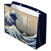 Great Wave off Kanagawa & Mount Fuji Japan Zee Groot Cadeauzakje (Achterkant Gekanteld)
