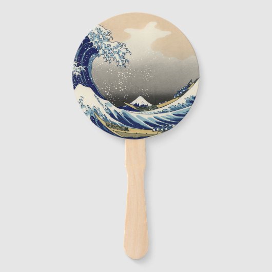 Great Wave off Kanagawa & Mount Fuji Japan Zee Handwaaier (Voorkant)