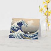 Great Wave off Kanagawa & Mount Fuji Japan Zee Kaart (Gele Bloem)