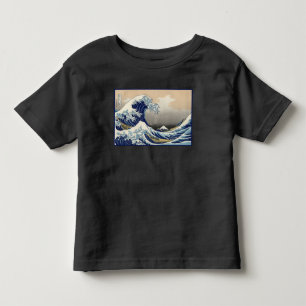 Great Wave off Kanagawa & Mount Fuji Japan Zee Kinder Shirts
