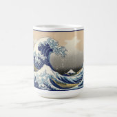 Great Wave off Kanagawa & Mount Fuji Japan Zee Koffiemok (Center)