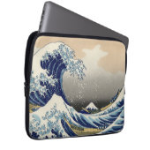 Great Wave off Kanagawa & Mount Fuji Japan Zee Laptop Sleeve (Voorkant Rechts)