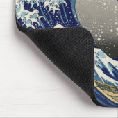 Great Wave off Kanagawa & Mount Fuji Japan Zee Muismat (Hoek)
