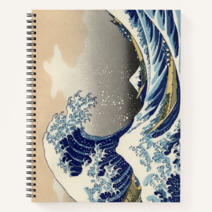 Great Wave off Kanagawa & Mount Fuji Japan Zee Notitieboek