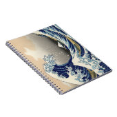 Great Wave off Kanagawa & Mount Fuji Japan Zee Notitieboek (Rechterzijde)