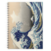 Great Wave off Kanagawa & Mount Fuji Japan Zee Notitieboek (Voorkant)