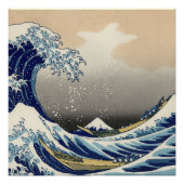 Great Wave off Kanagawa & Mount Fuji Japan Zee Perfect Poster (Voorkant)