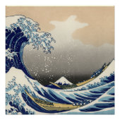Great Wave off Kanagawa & Mount Fuji Japan Zee Perfect Poster (Voorkant)
