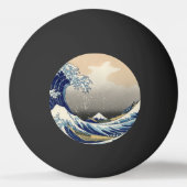 Great Wave off Kanagawa & Mount Fuji Japan Zee Pingpongbal (Voorkant)