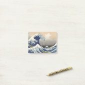 Great Wave off Kanagawa & Mount Fuji Japan Zee Post-it® Notes (Op bureau)