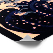 Great Wave off Kanagawa & Mount Fuji Japan Zee Poster (Hoek)