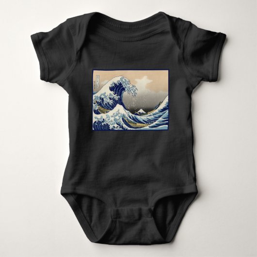 Great Wave off Kanagawa & Mount Fuji Japan Zee Romper (Voorkant)