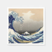 Great Wave off Kanagawa & Mount Fuji Japan Zee Servet (Voorkant)