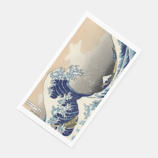 Great Wave off Kanagawa & Mount Fuji Japan Zee Servet (Hoek)