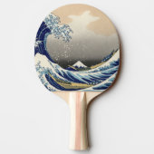 Great Wave off Kanagawa & Mount Fuji Japan Zee Tafeltennisbatje (Achterkant)