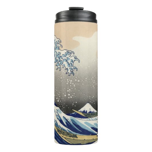 Great Wave off Kanagawa & Mount Fuji Japan Zee Thermosbeker (Voorkant)