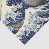 Great Wave off Kanagawa & Mount Fuji Japan Zee Tissuepapier (Detail)