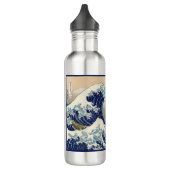 Great Wave off Kanagawa & Mount Fuji Japan Zee Waterfles (Links)