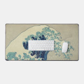Great Wave Off the Coast of Kanagawa by Hokusai Bureaumat (Keyboard & Muis)