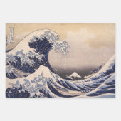 Great Wave Off the Coast of Kanagawa by Hokusai Inpakpapier Vel (Voorkant)