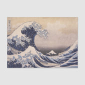 Great Wave Off the Coast of Kanagawa by Hokusai Tissuepapier (Voorkant)