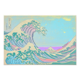 Great Wave Pastel Kleuren Premium Poster