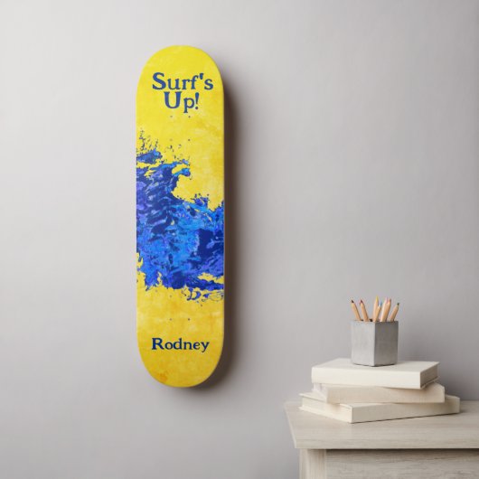 Great Wave Skateboard (Muurkunst)