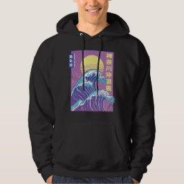 Great Wave Vaporwave Kanagawa Hoodie