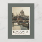 Great Western Railway St. Paul's Travel Poster Briefkaart (Voorkant)