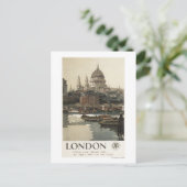 Great Western Railway St. Paul's Travel Poster Briefkaart (Staand voorkant)