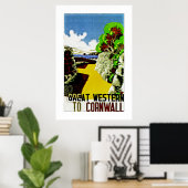 Great Western to Cornwall Poster (Thuiskantoor)